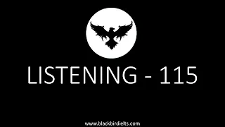 TEST 115 | IELTS LISTENING | BLACKBIRD INSTITUTE