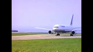 Britannia Airways Boeing 767 At Manchester Airport 1990s