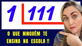 🤯COMO FAZER DIVISÃO DA MANEIRA CORRETA? EU TE ENSINO!! Matemática básica todo dia.📚🚀