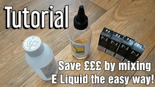 Tutorial | How to mix your own eliquid - the easy way