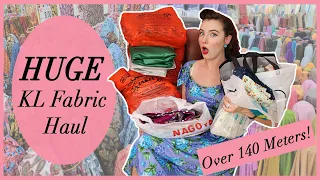 My MASSIVE Fabric Haul from KL - with Miss MonMon