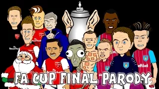 ☕️FA CUP FINAL 2015 RAP BATTLE☕️ Arsenal vs Aston Villa 4-0 parody (highlights)