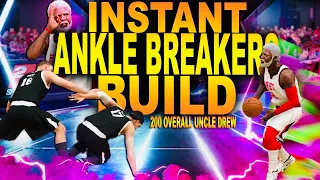 200 OVERALL INSTANT Ankle Breaking UNCLE DREW Archetype Build.. Get EASY ANKLE BREAKERS In NBA 2K20!