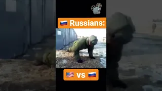 Russians vs Americans push up #shorts #usa #russia