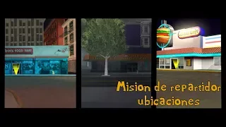 GTA SAN ANDREAS Ubicaciones de la mision de repartidor.