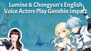 Waterborne Poetry Event Pt 2! Lumine & Chongyun's English VAs Play Genshin Impact (Full Stream)