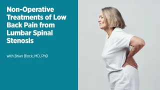 Non-Operative Treatments of Low Back Pain from Lumbar Spinal Stenosis