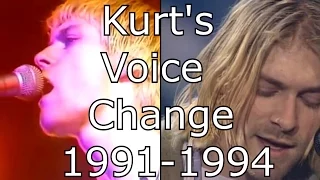 Nirvana - On A Plain - Kurt's Voice Change 1991-1994 (Live Mix)