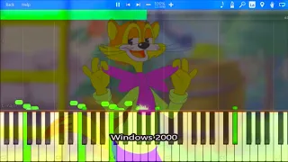 Cat Leopold Says Windows 2000 On Synthesia Effects Round 1 Vs Everyone (1/10)