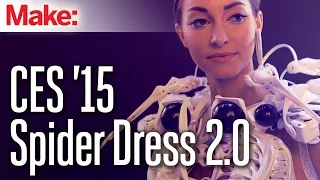 CES 2015: 3d Printed Spider Dress