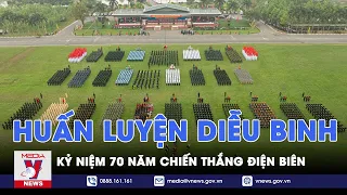 Huấn luyện diễu binh diễu hành dịp kỷ niệm 70 năm chiến thắng Điện Biên Phủ - VNews