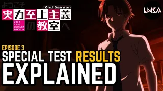 Classroom of the Elite Special Test RESULTS Explained