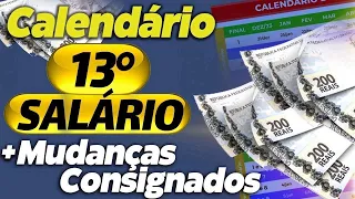 SURPRESA na FOLHA de PAGAMENTO dos APOSENTADOS: CALENDÁRIO do 13 salário 2024 + CONSIGNADOS