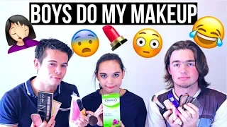 Boys Do My Makeup Challenge | South African Youtuber | Wameri