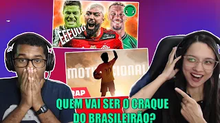 2 em 1 - QUEM VAI SER O CRAQUE DO BRASILEIRÃO? FUTPARODIA & ACREDITE NO SEU SONHO - REACT EM CASAL