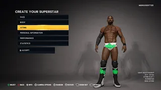 WWE 2K23- CAW Creation Video (XBOX) #1 Derrick Bones Jones (Read the description for CC details)