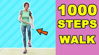 1000 Steps Walk At Home - Cardio At Home