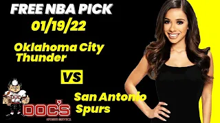 NBA Pick - Thunder vs Spurs Prediction, 1/19/2022, Best Bet Today, Tips & Odds | Docs Sports