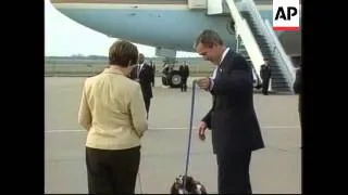 President arrives in Texas