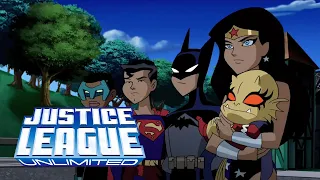 The Kids League finally defeats Morgan le Fey´s son | Justice League Unlimited