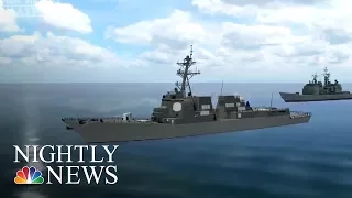 U.S. Navy Fires Warning Shots At Iranian Military Boat | NBC Nightly News