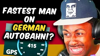 THE FASTEST MAN ON THE GERMAN🇩🇪 AUTOBAHN!! Bugatti Chiron on Autobahn - 417KPH (AMERICAN REACTS)