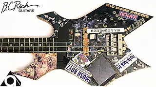 I cleaned a bass that was covered in stickers and doesnt play sound.