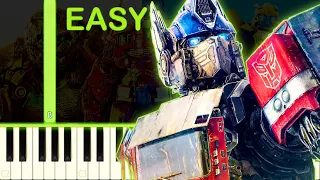 ON MY SOUL | Transformers: Rise of the Beasts - EASY Piano Tutorial