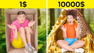 POOR VS RICH VS GIGA RICH || Poor Student VS Billionaire Student by 123 GO! FOOD