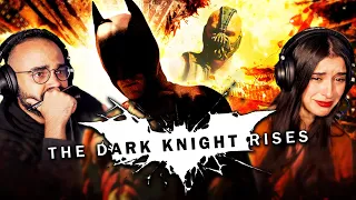 Our first time watching THE DARK KNIGHT RISES (2012) blind movie reaction!