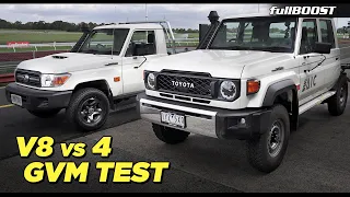 V8 vs 4-cylinder GVM test | 2024 Landcruiser