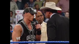 JBL and John Cena have an in-ring debate! SmackDown 03/24/2005