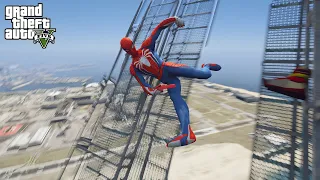 GTA 5 Epic Ragdolls | Spider-Man Jumps/Fails Ep.26