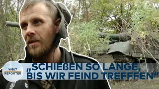 KRIEG im DONBASS: Bachmut: "Panzer wartet auf Kommando einer Drohne, um zu schießen" – WELT Reporter