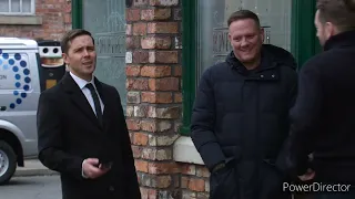 Coronation Street - Does Laurence Know The Taxi Driver? (6th February 2023)