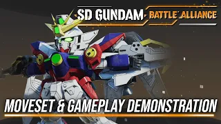 SDBA - Wing Gundam Zero Moveset & Gameplay Demonstration