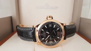 Часы с индикацией второго часового пояса Jaeger-LeCoultre Master Compressor GMT!