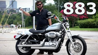 More POWER than you think! Sportster 883 Ride & Review