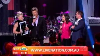 Pink - performs Blow Me one more Kiss - live on the today show in sydney