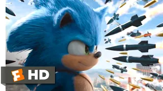 Sonic the Hedgehog (2020) - Rooftop Missile Chase Scene (8/10) | Movieclips