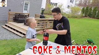 Coke And Mentos Challenge Fail