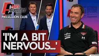 Pressure's on as Lloydy and Jimmy analyse the Bombers in front of Brad Scott 😅 - Footy Classified