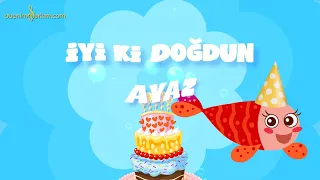 İyi ki Doğdun AYAZ - İsme Özel Kırmızı Balık Doğum Günü Şarkısı