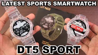 Latest Sports Smartwatch - DT5 Sports Smartwatch Unboxing & Full Review!