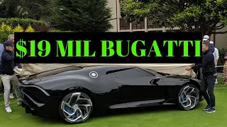 $19 MILLION BUGATTI CONCEPT  CAR SPOTTED AT PEBBLE BEACH