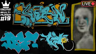 I Spray Online and Things Get Weird!!! Multiplayer #19 LiveStream! Kingspray VR Graffiti