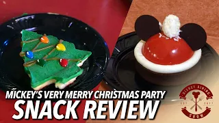 Mickey's Very Merry Christmas Party 2022 Exclusive Snacks Reviewed!