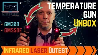 🌡️ Outest GM320 Dekropo thermometer, temperature infrared laser gun thermometer unboxing.