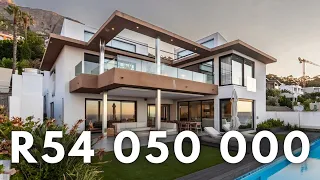 Inside a MODERN MASTERPIECE with OCEAN VIEWS in Fresnaye, Cape Town | Luxury Home Tour