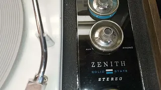 Zenith circle of sound record player repairs and check out